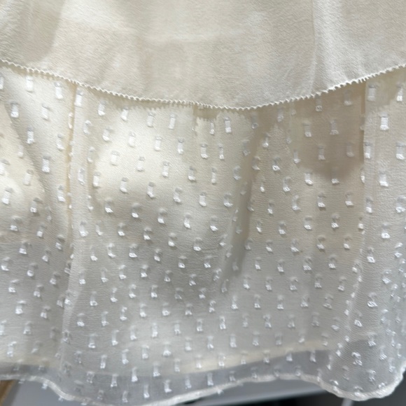 Juliette Longuet ivory silk dress. Size 2 Eur 36. Side zip. EUC - Picture 9 of 9